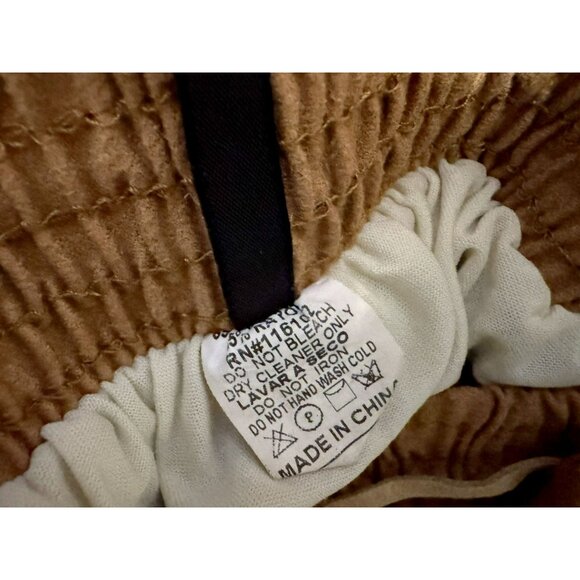 Lace Tiered Maxi Praire Skirt Sz XS-S Faux Suede Waist w Lace-up Western Boho - Picture 6 of 8